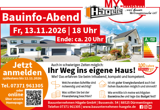 Bauinfo-Abend