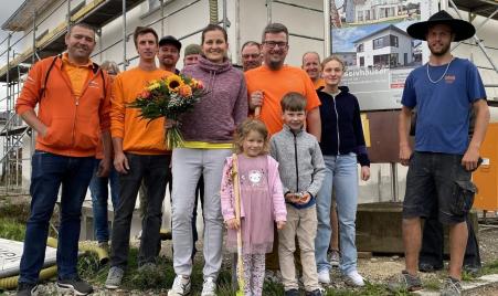 Richtfest am 16. September 2022